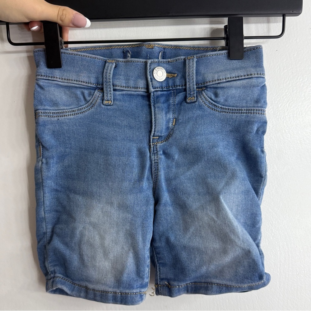 Justice Light Blue Denim Shorts - Picture 1 of 3
